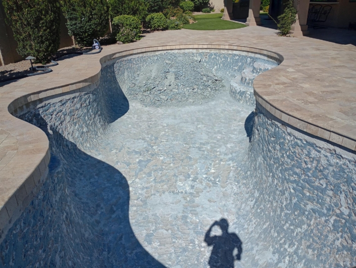 Refinski- shotcrete and tile - remodel