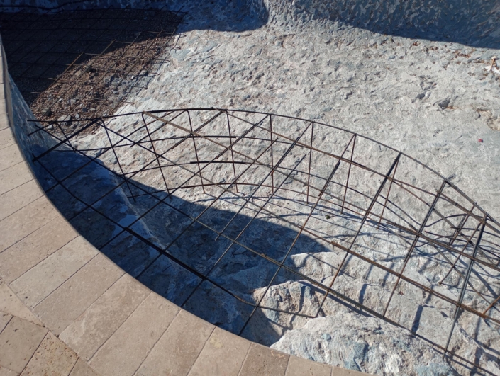 Refinski- shotcrete and tile - remodel