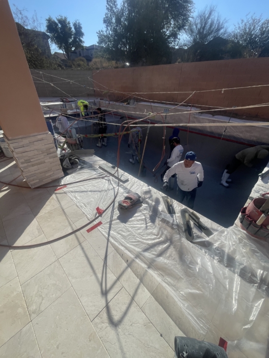 Hanneman – New pool build – Project Management- coming to completion