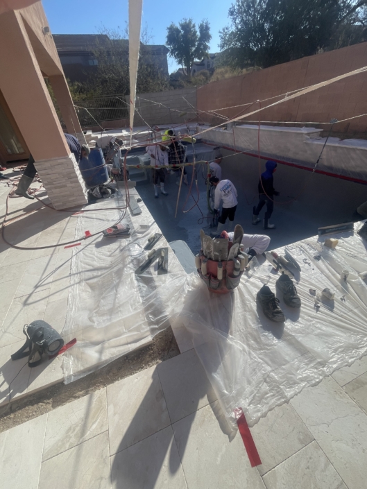 Hanneman – New pool build – Project Management- coming to completion